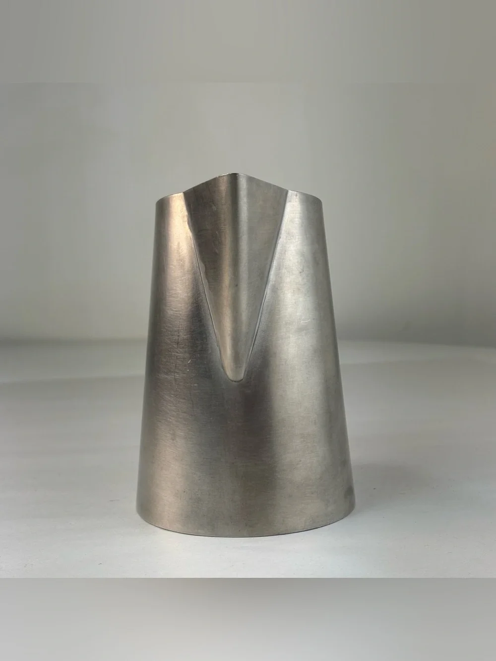 1970s Modern Design Pewter Pitcher Handmade by Ivan H. Crowell | Made in Canada